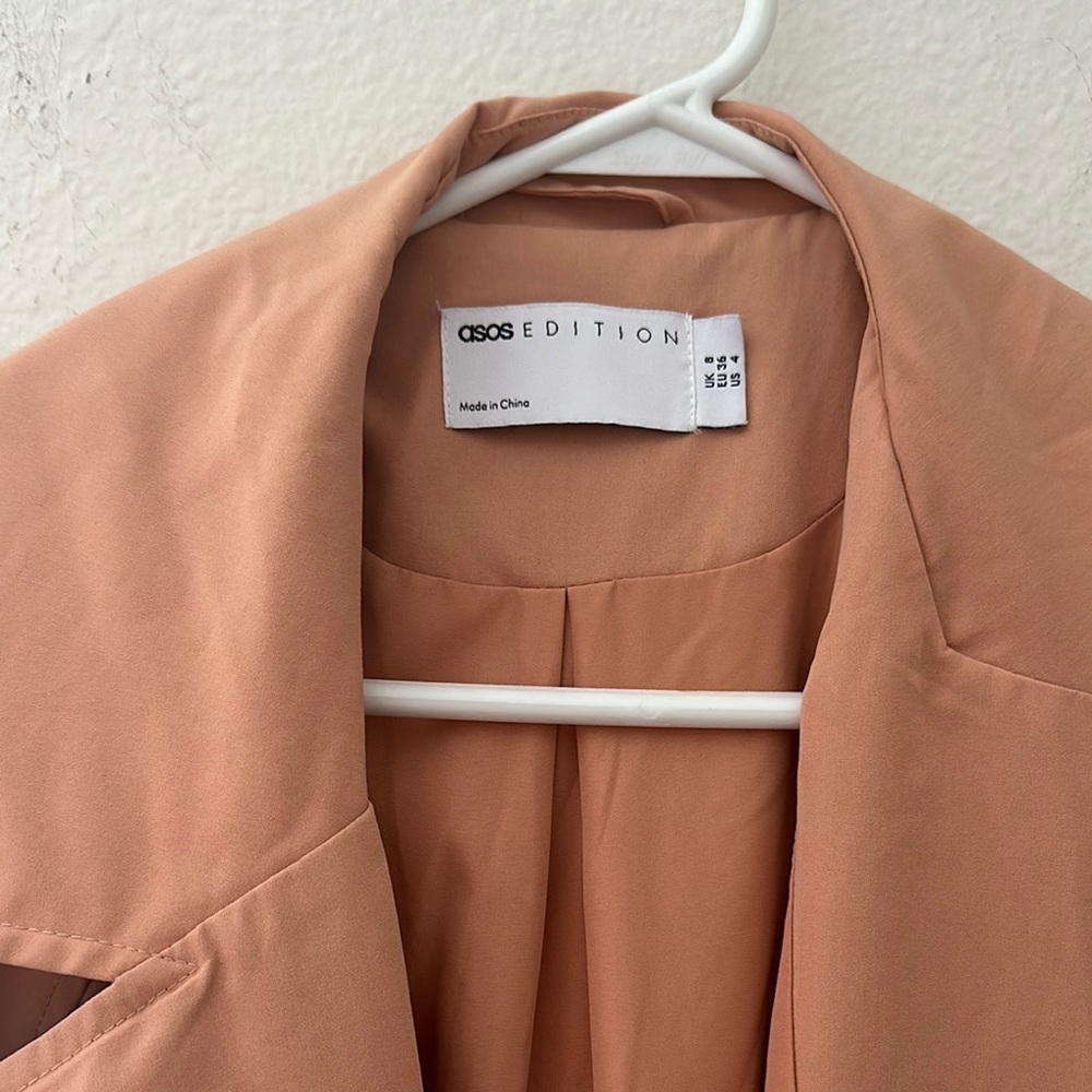 ASOS Tan Trench Coat - Picture 2 of 7